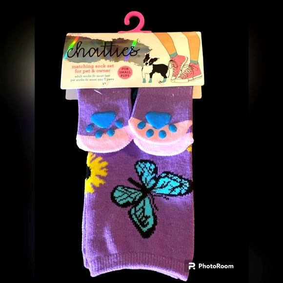🆕️Chatties Matching Sock Set For Pet & Owner (for Small Puppies) - Picture 1 of 5
